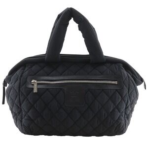 CHANEL Black Boston Bag